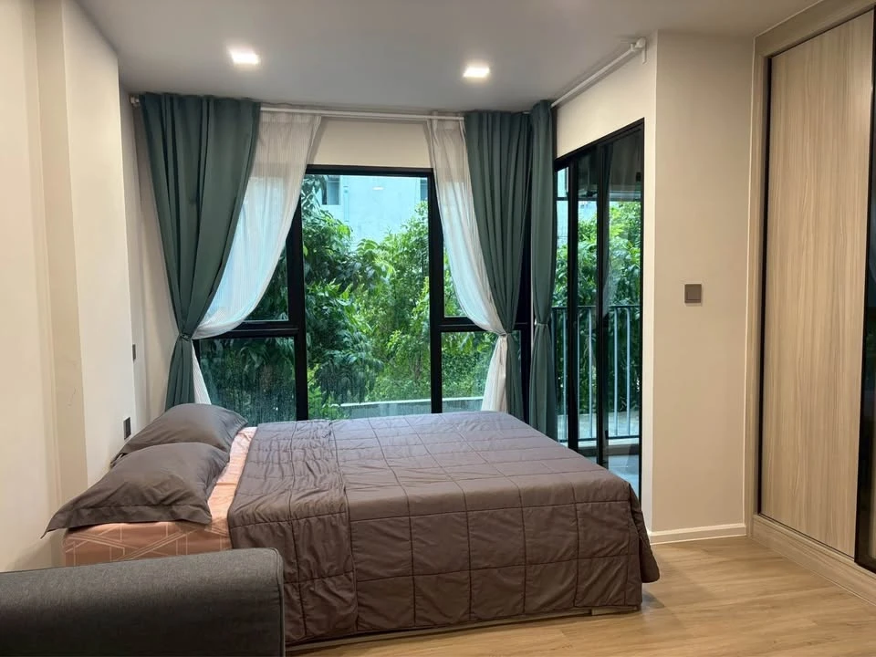 Condo Atmoz Flow Minburi for rent, studio room with full facilities, book now, don't miss out.