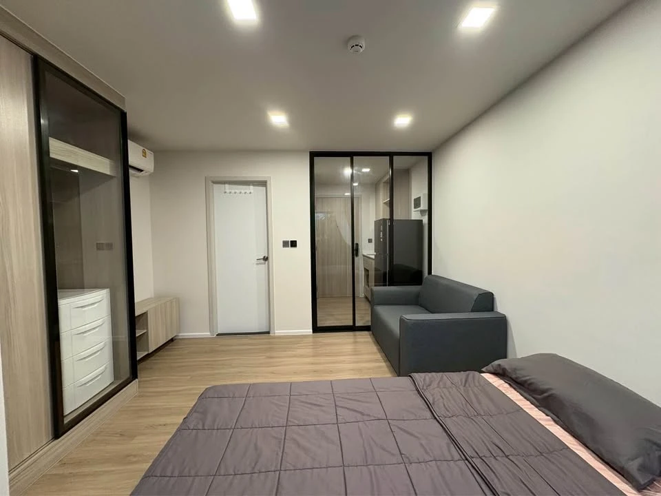 Condo Atmoz Flow Minburi for rent, studio room with full facilities, book now, don't miss out.