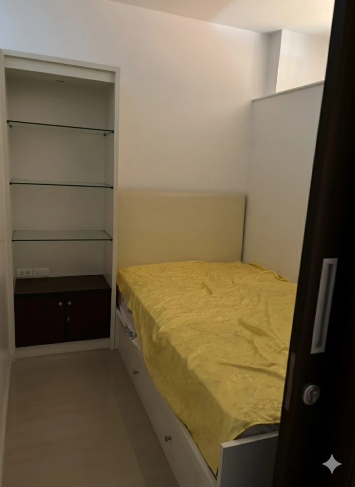 Condo for rent, Klangkrung Resort Ratcha, 7 rooms, ready to move in, fully furnished, spacious room, reserve now.
