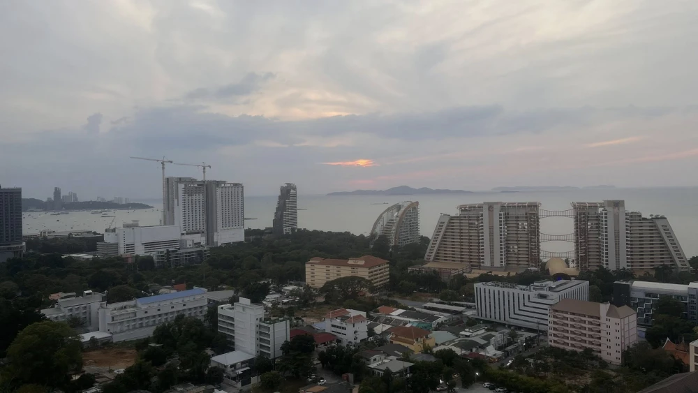 Condo for rent: Lumpini Ville Naklua - Wongamat, high floor, sea view, fully furnished. Book now! This price is hard to find+++