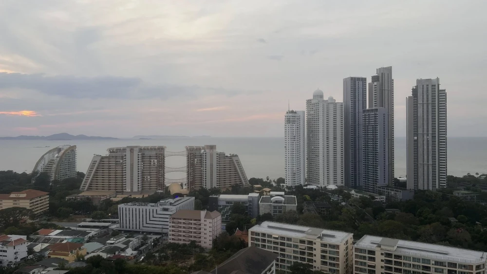 Condo for rent: Lumpini Ville Naklua - Wongamat, high floor, sea view, fully furnished. Book now! This price is hard to find+++