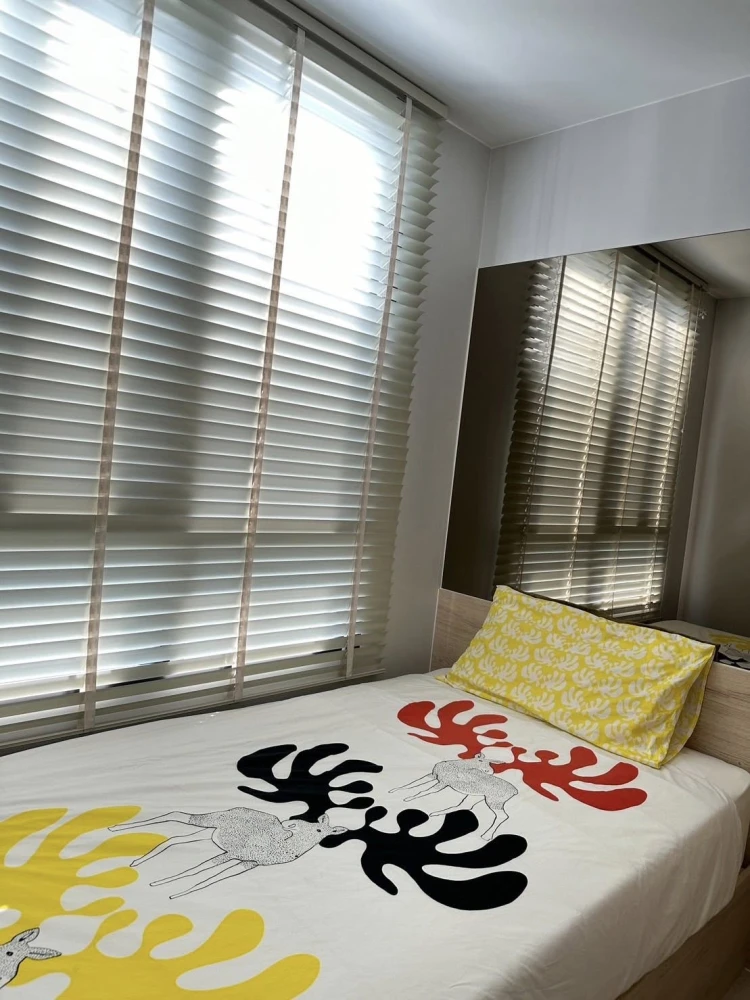 Condo for rent Nue Noble Srinakarin-Lasalle, ready to move in, complete with furniture and electrical appliances, come and reserve now.