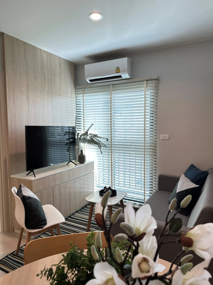 Condo for rent Nue Noble Srinakarin-Lasalle, ready to move in, complete with furniture and electrical appliances, come and reserve now.