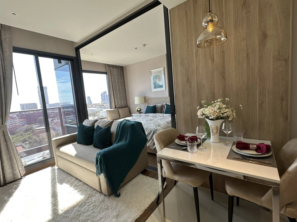 For rent Condo ONCE PATTAYA, beautifully decorated room, great location, sea view. If it's this good, what are you waiting for?