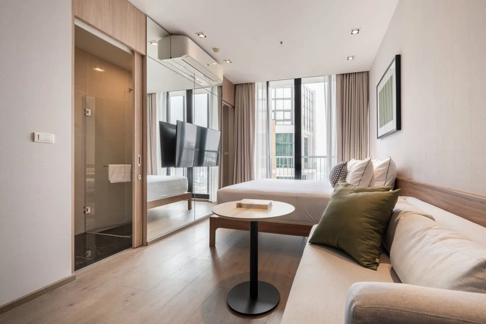 For rent: Park Origin Phrom Phong, high floor, ready to move in, built-in furniture, hurry and reserve now+++