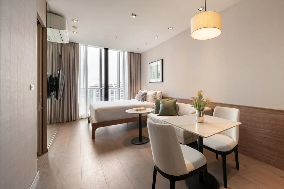 For rent: Park Origin Phrom Phong, high floor, ready to move in, built-in furniture, hurry and reserve now+++