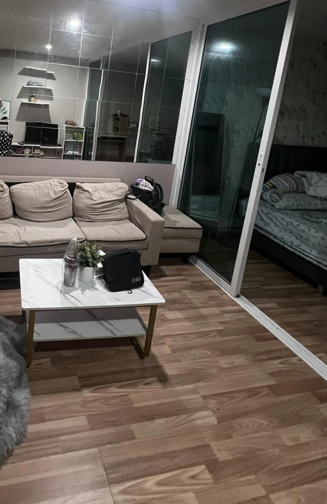 Condo for rent, Regent Home 12, Lat Phrao 41, ready to move in, spacious room, fully furnished, facing north, hurry and reserve now!!!
