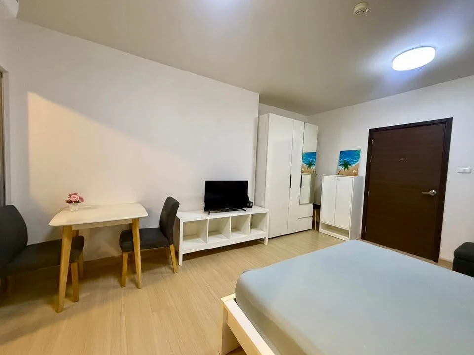 Condo for rent Supalai City Resort Chonburi, ready to move in, high floor, fully furnished, affordable price, reserve now+++