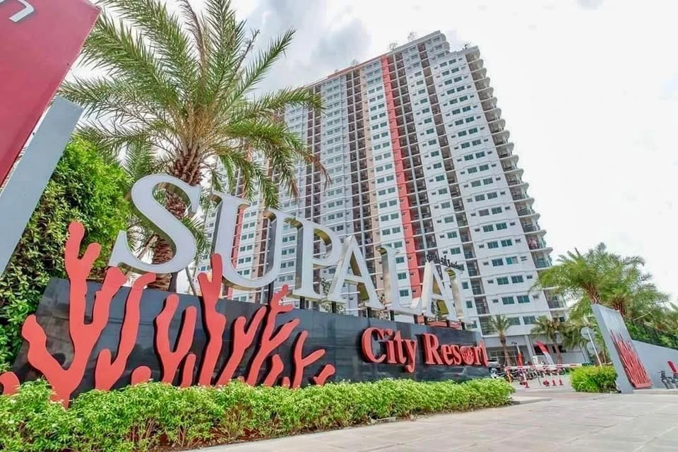 Condo for rent Supalai City Resort Chonburi, ready to move in, high floor, fully furnished, affordable price, reserve now+++