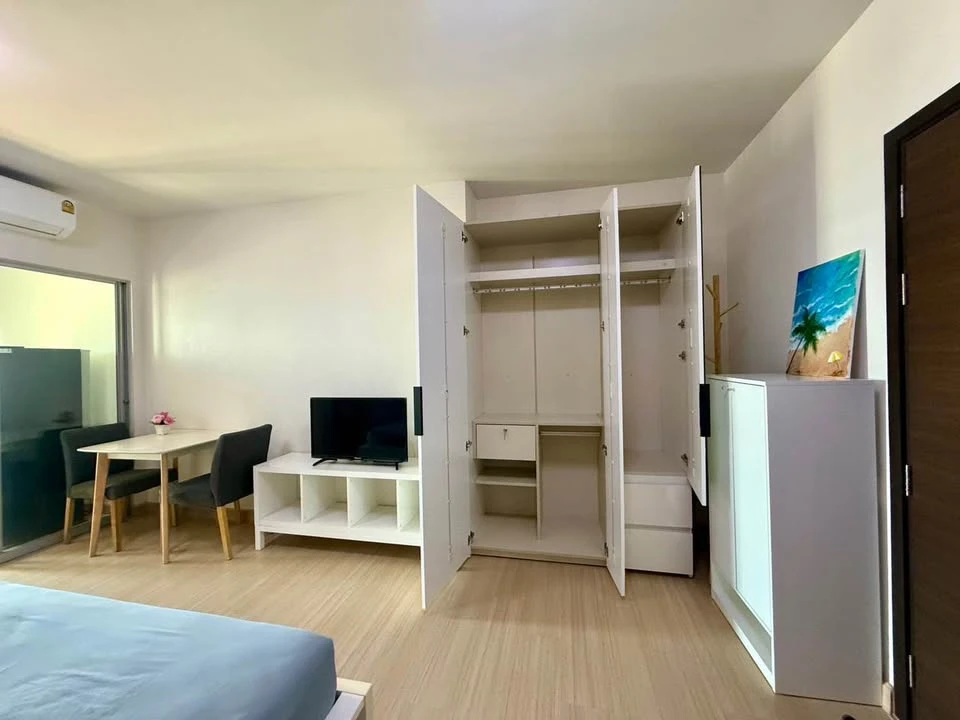 Condo for rent Supalai City Resort Chonburi, ready to move in, high floor, fully furnished, affordable price, reserve now+++