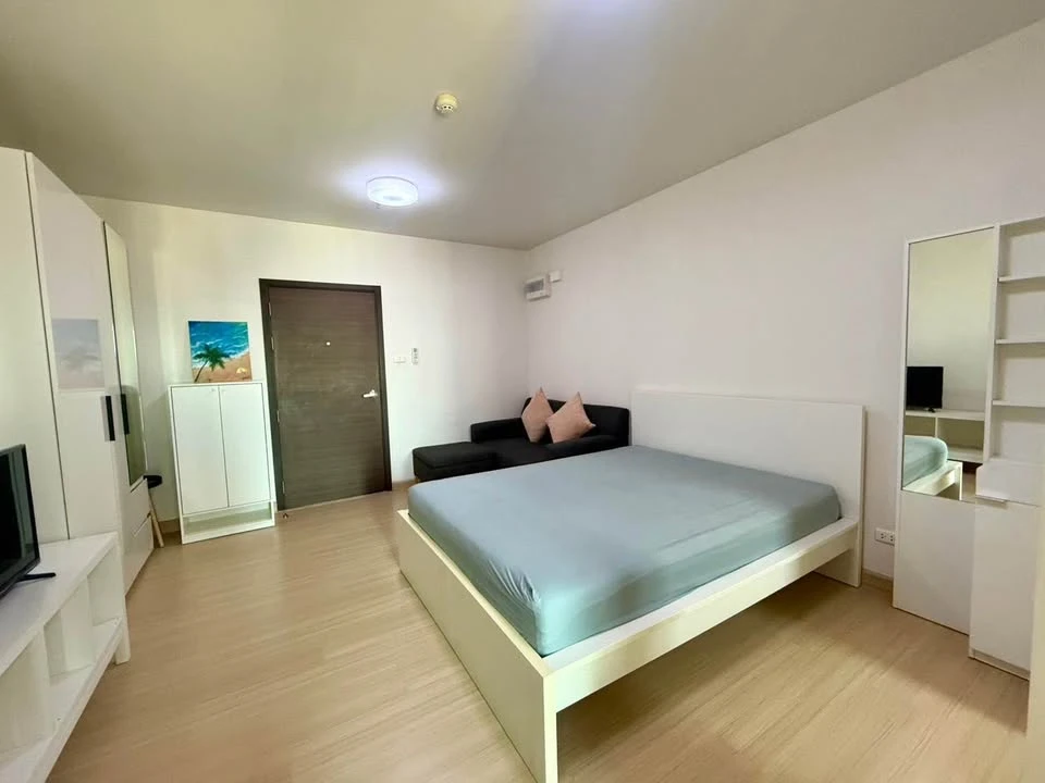 Condo for rent Supalai City Resort Chonburi, ready to move in, high floor, fully furnished, affordable price, reserve now+++
