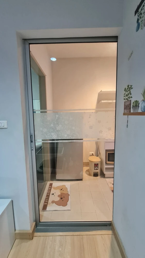 Condo for rent, the kith, Tiwanon, nice room, affordable price, complete in one place Let me tell you that you must not miss it.