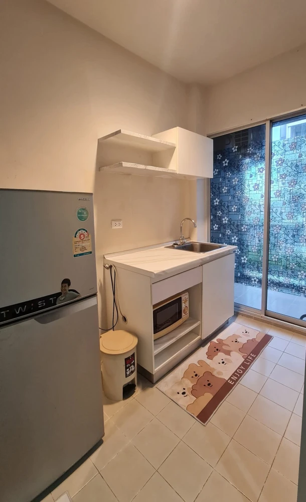Condo for rent, the kith, Tiwanon, nice room, affordable price, complete in one place Let me tell you that you must not miss it.