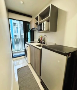 Condo for rent: The Origin Ramintra 83 Station. Fully furnished and ready to move in. Fully furnished and equipped. Reserve now. Don't miss out!