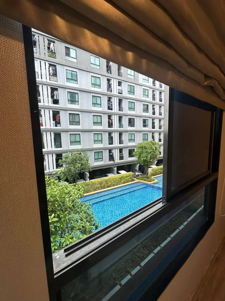 Condo UNIO Ramkhamhaeng - Serithai for rent. Nice unit, fully furnished, affordable price. Low floor. Book now, don't miss out!