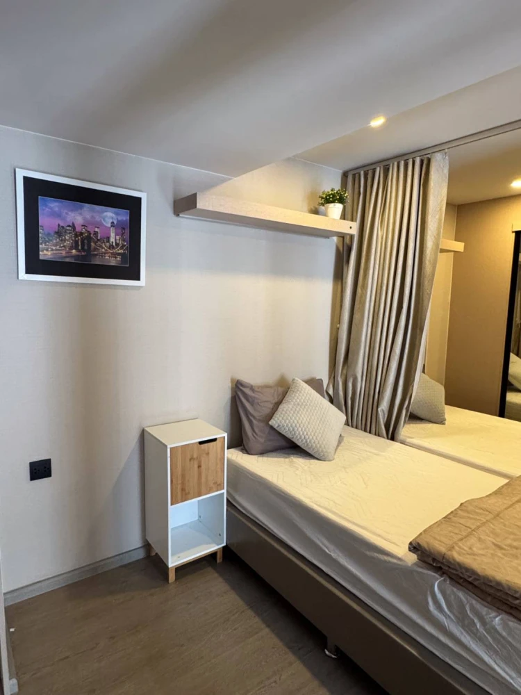 For rent: Cooper Siam, 10th floor, city view, fully furnished and electric appliances. Book now, don't miss out.