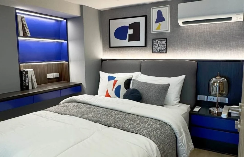 For rent: Culture Chula, 14th floor. Beautiful room, fully furnished. Book now!