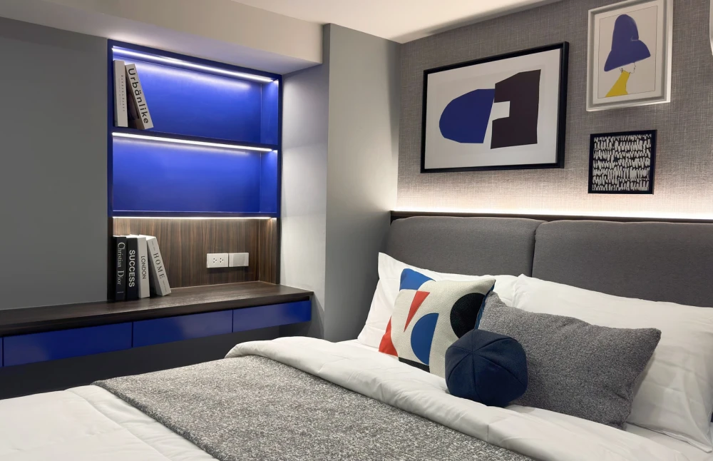For rent: Culture Chula, 14th floor. Beautiful room, fully furnished. Book now!