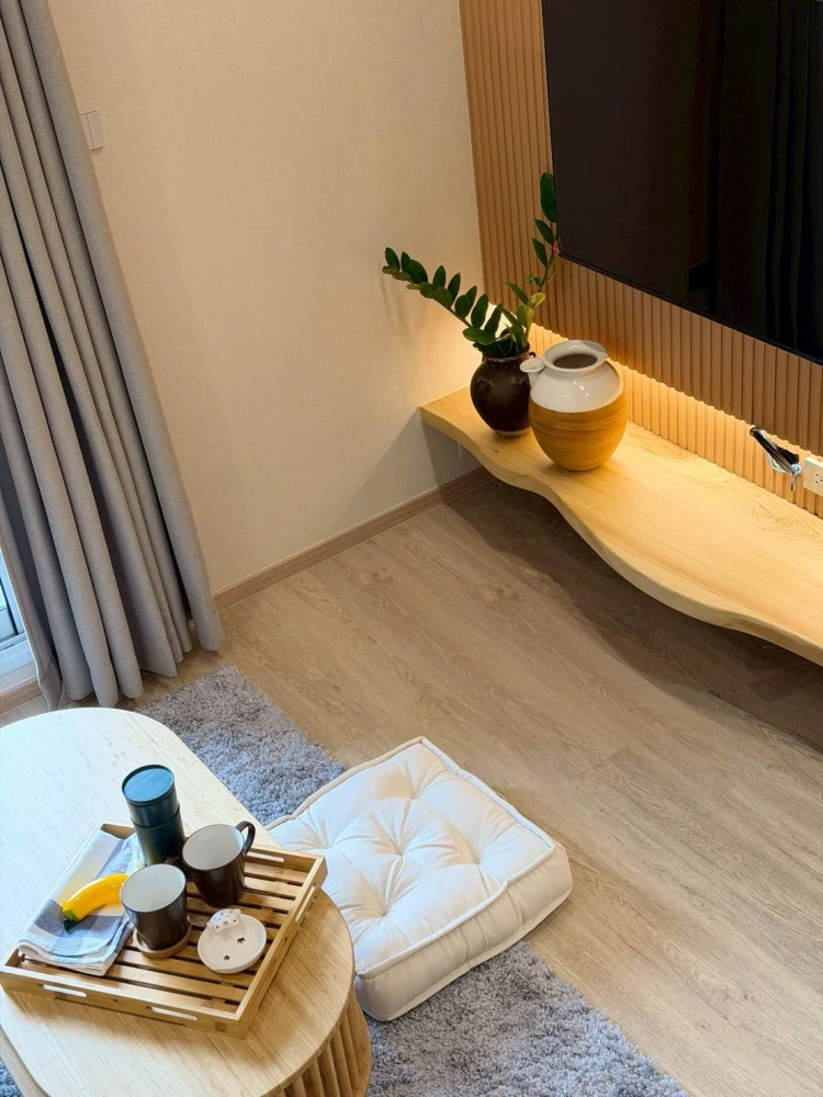 For rent: Culture Chula apartment, featuring cozy built-in furnishings and a relaxing Japanese-style atmosphere. Book now to secure your unit!
