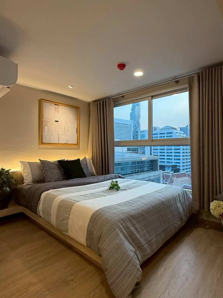 For rent: Culture Chula apartment, featuring cozy built-in furnishings and a relaxing Japanese-style atmosphere. Book now to secure your unit!