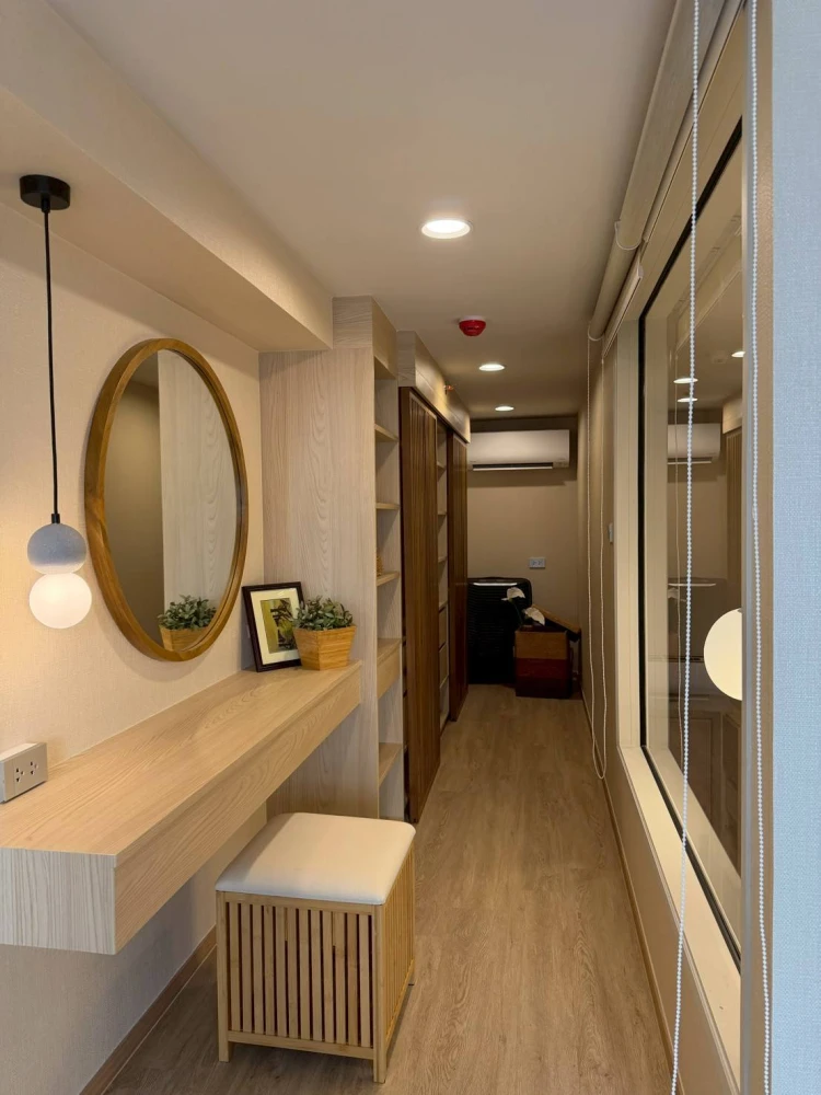 For rent: Culture Chula apartment, featuring cozy built-in furnishings and a relaxing Japanese-style atmosphere. Book now to secure your unit!