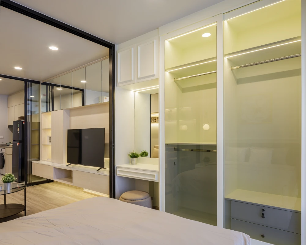 For rent: Culture Thonglor, a room decorated in a modern luxury style, with premium furniture and complete electrical appliances. Reserve now!