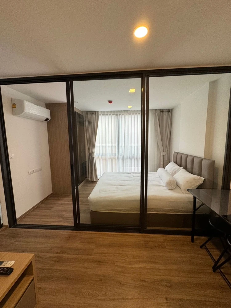 For rent: CYBIQ Rama 9-Ramkhamhaeng 24, 5th floor, fully furnished, nice to live in, reserve now, hurry!