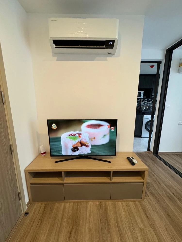 For rent: CYBIQ Rama 9-Ramkhamhaeng 24, 5th floor, fully furnished, nice to live in, reserve now, hurry!