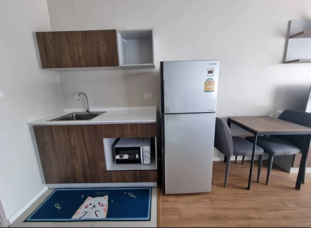For rent: D Condo Bliss Sriracha, 1 bedroom, 1 bathroom, corner room, not crowded, fully furnished, hurry and reserve now!