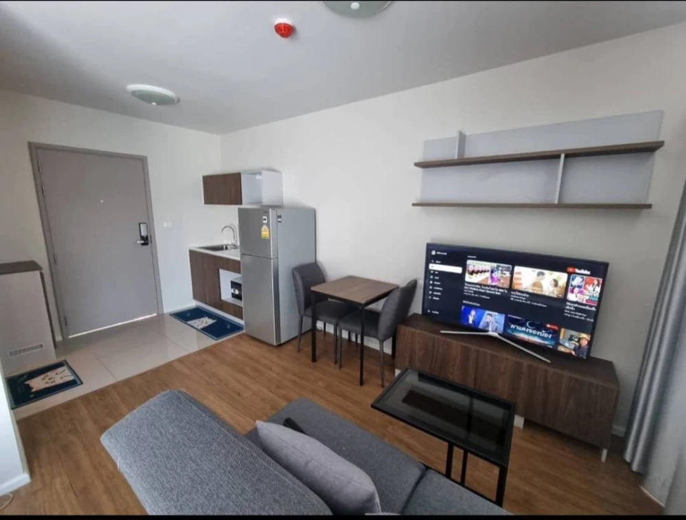 For rent: D Condo Bliss Sriracha, 1 bedroom, 1 bathroom, corner room, not crowded, fully furnished, hurry and reserve now!