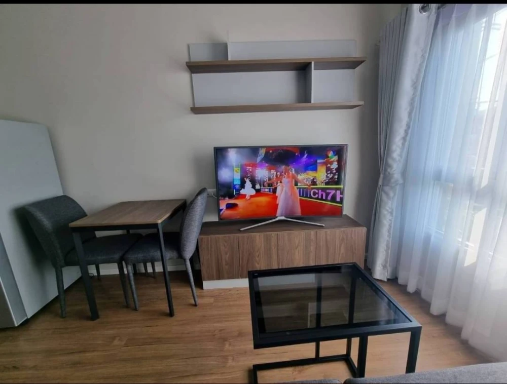 For rent: D Condo Bliss Sriracha, 1 bedroom, 1 bathroom, corner room, not crowded, fully furnished, hurry and reserve now!
