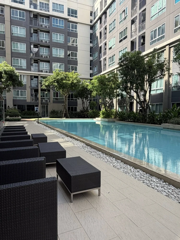 For rent: D Condo Campus Resort Ratchapruek – Charan 13, 5th floor, fully furnished, very livable. Book now!