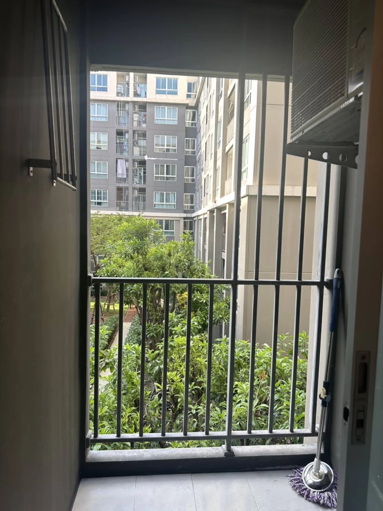 ให้เช่า D Condo Campus Resort Ratchapruek – Charan 13 ห้องชั้น 3 มาพร้อมเฟอร์นิเจอร์ครบครัน วิวสวน จองเลย