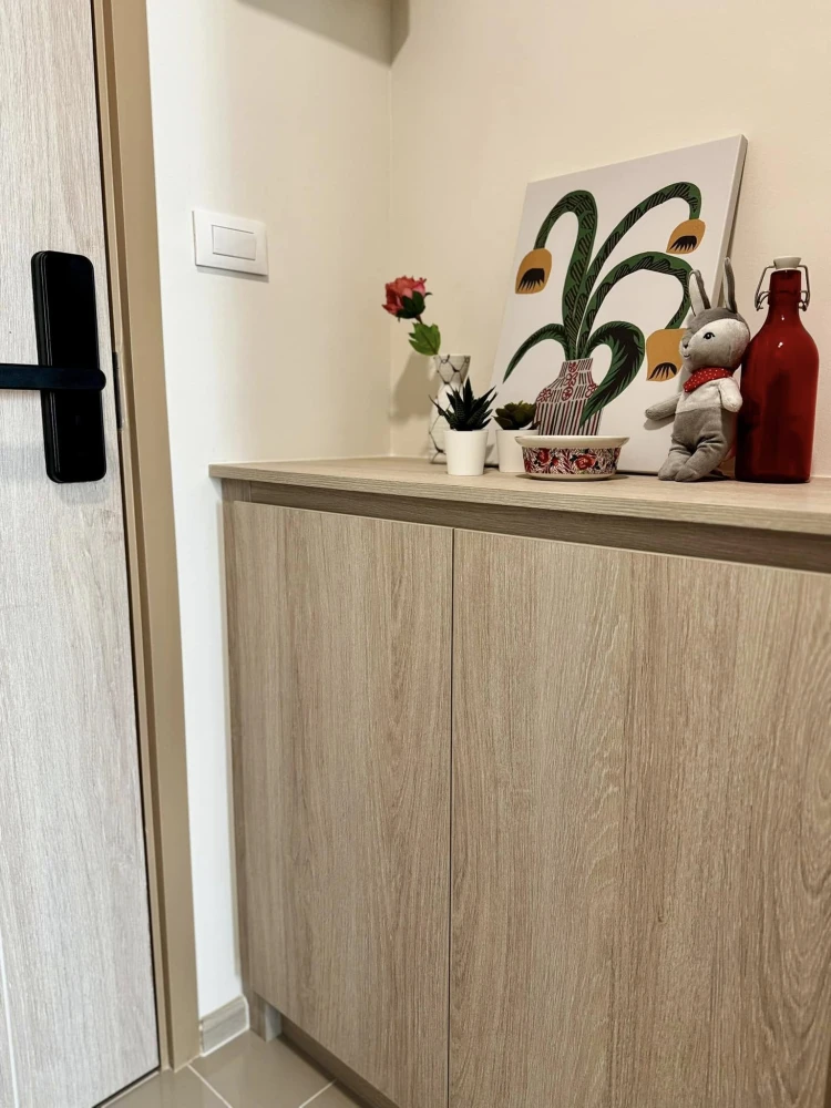 For rent: D Condo Hype Rangsit, decorated in a minimalist style, comes with a great price, hurry and reserve now.