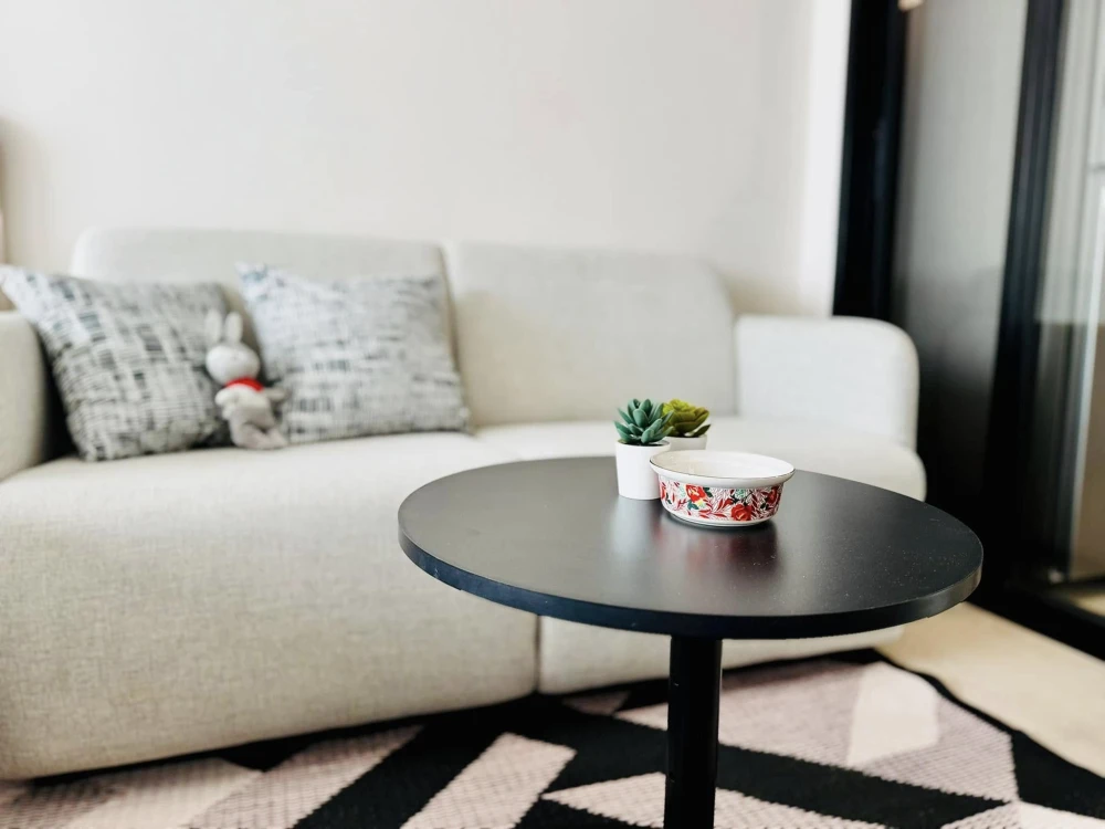 For rent: D Condo Hype Rangsit, decorated in a minimalist style, comes with a great price, hurry and reserve now.