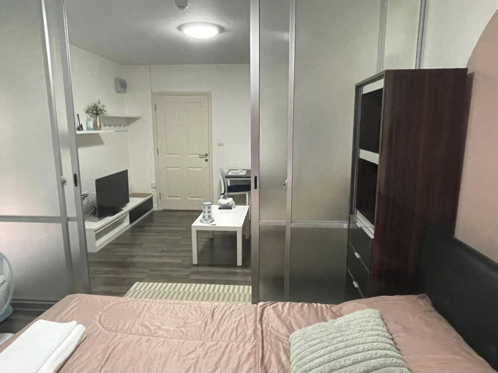 For rent D Condo Sukhumvit 109, ready to move in, full facilities, book now, don't wait.