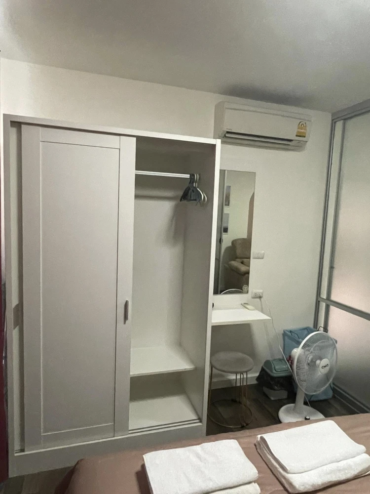 For rent D Condo Sukhumvit 109, ready to move in, full facilities, book now, don't wait.
