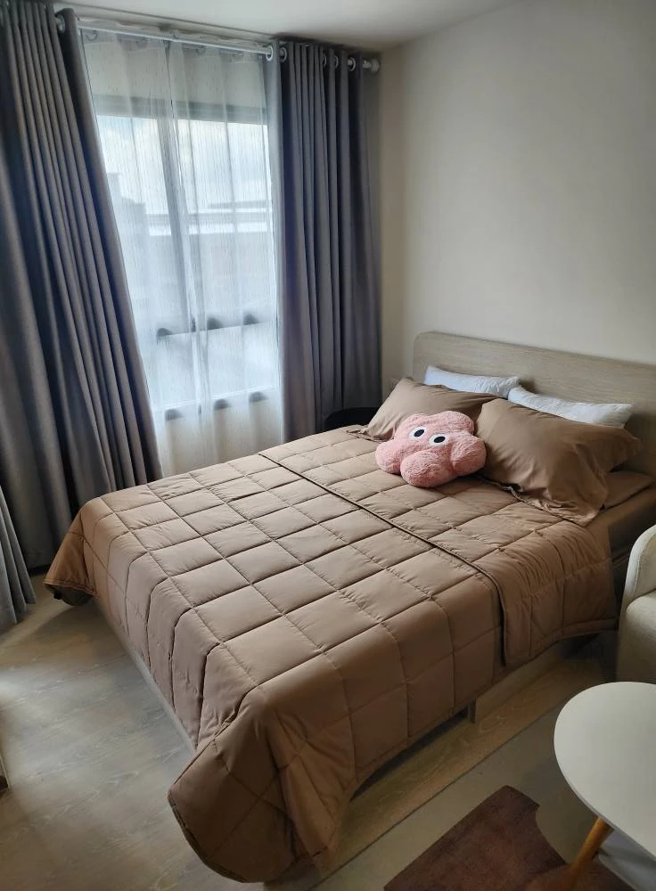 Dcondo Air Lat Krabang for rent, ready to move in, complete in one place, just bring your belongings and move in. Don't miss out!