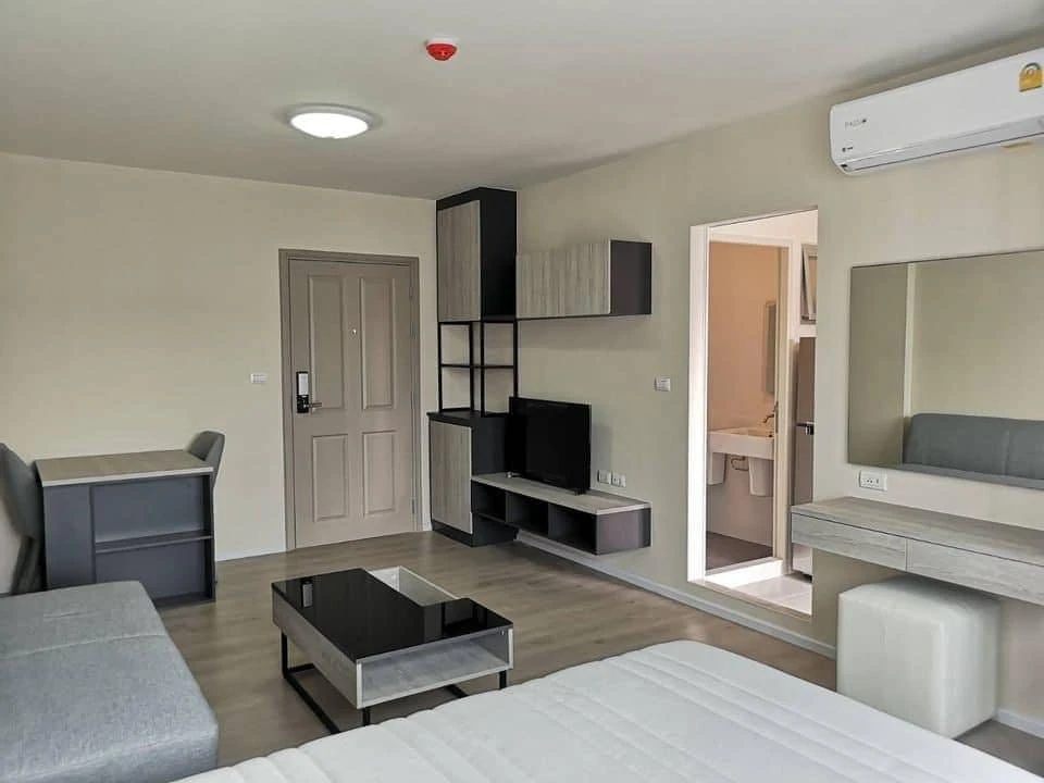 For rent: dcondo Campus Dome Rangsit, 8th floor, fully furnished room, nice to live in, book now.