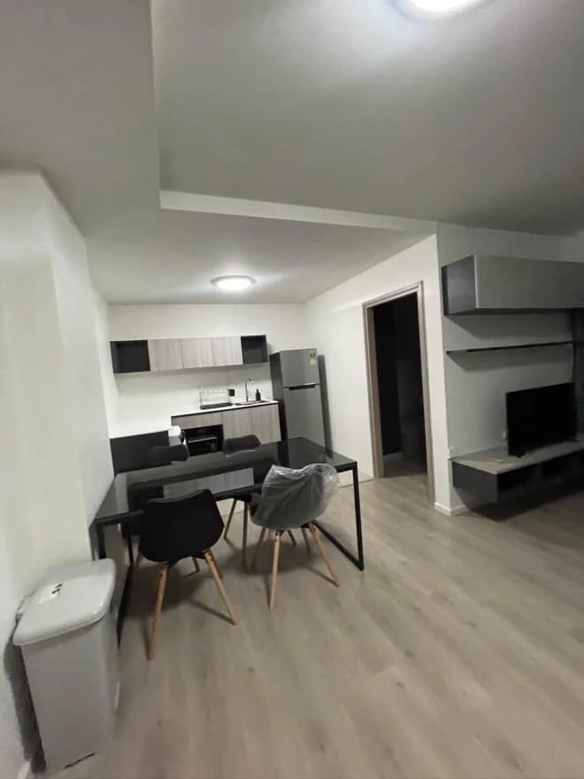 For rent: dcondo Campus Dome Rangsit, spacious room, lots of usable space, decorated in a controlled tone, comes with complete furniture, book now!
