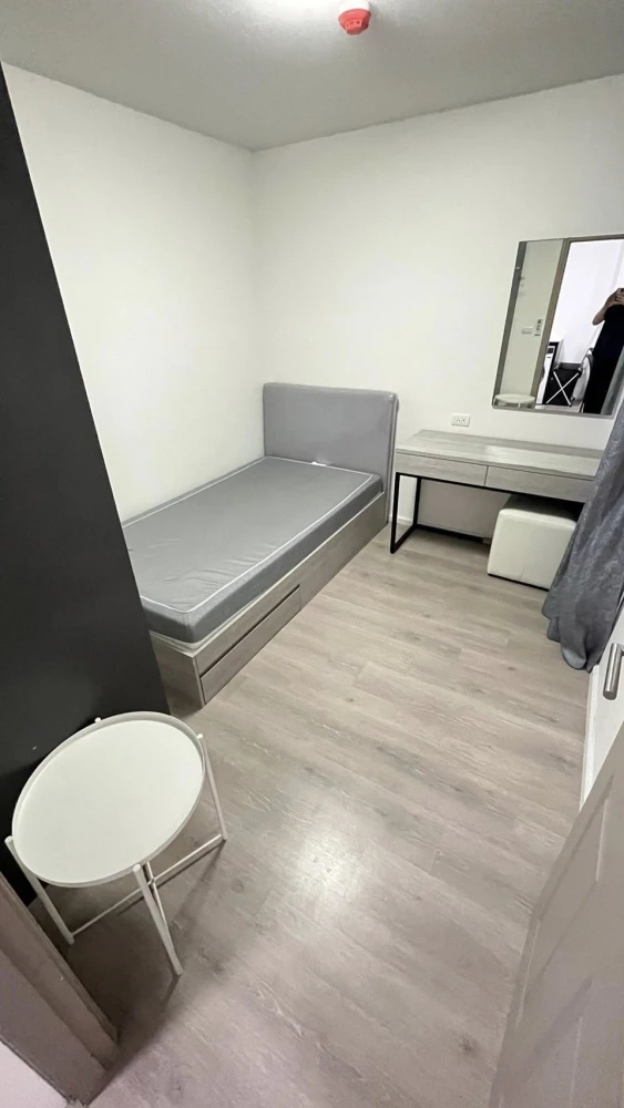 For rent: dcondo Campus Dome Rangsit, spacious room, lots of usable space, decorated in a controlled tone, comes with complete furniture, book now!