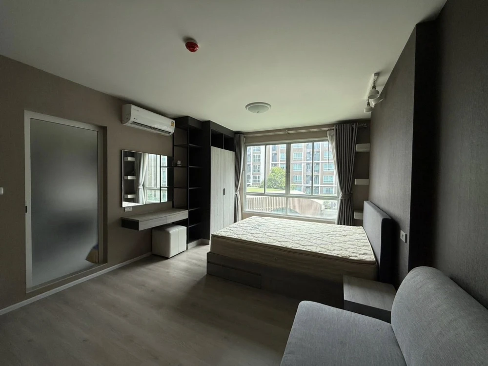For rent: dcondo Campus Dome Rangsit, studio room, fully furnished, just bring your bags and move in.
