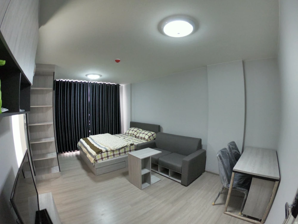 ให้เช่า Dcondo Campus Kampangsaen ห้องชั้น 4 วิวสระว่ายน้ำ เฟอร์นิเจอร์ครบครัน จองด่วน