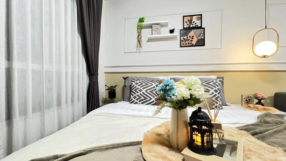 For rent Dcondo Campus Resort Bangna, 2nd floor, Building A (with washing machine), ready to move in!!