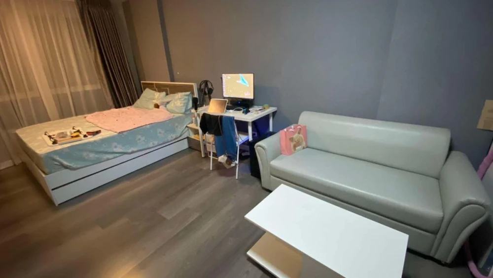 For rent: Dcondo Campus Resort Bangna, 6th floor, fully furnished, ready to move in, reserve now, hurry!