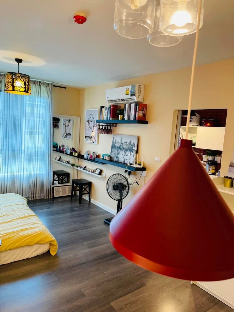 For rent: Dcondo Campus Resort Bangna, 7th floor, fully furnished, nice to live in, reserve now!