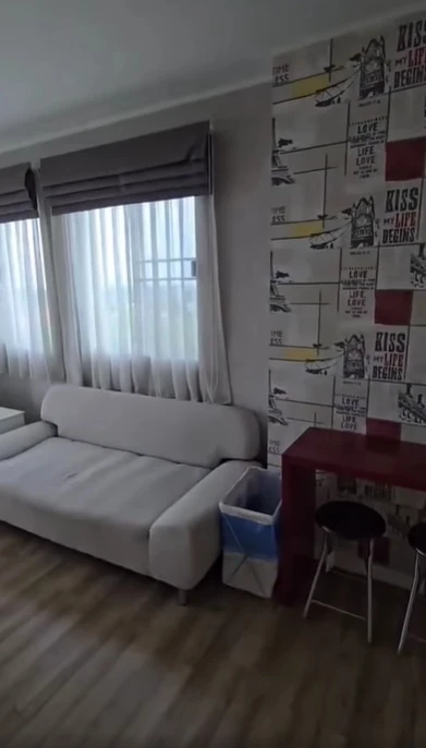 For rent: dcondo Campus Resort Rangsit 2, 8th floor, beautiful view, fully furnished, ready to move in, reserve now, urgently.