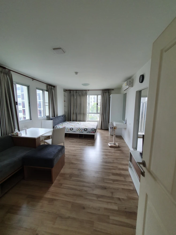 For rent dcondo Campus Resort Rangsit 2 corner room, quiet and private room, complete here, book now, don't miss out.