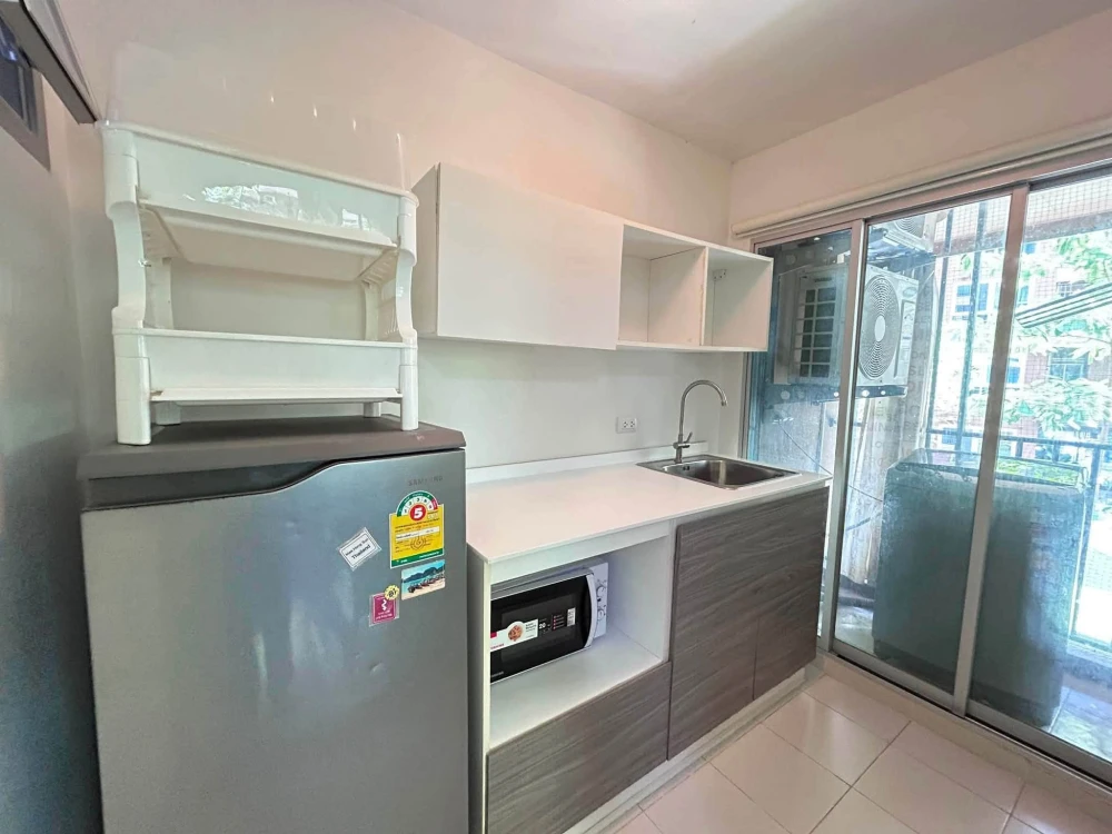 For rent: dcondo Campus Resort Rangsit, 2nd floor, fully furnished, very livable. Book now! (Quickly!)