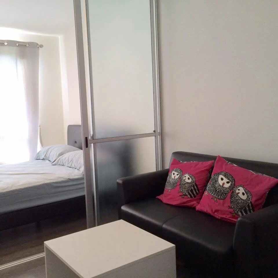 For rent: dcondo Campus Resort Rangsit, 6th floor, separate room, fully furnished, ready to move in, reserve now.